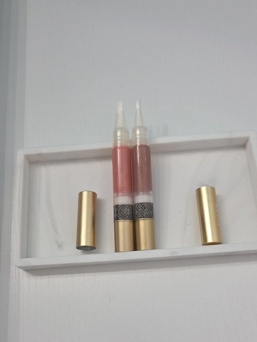 Mally Liquid Lip Stick Duo In Super Natural & Mally's Baby